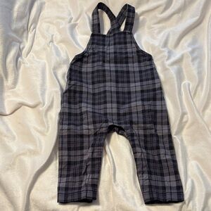Tea Collection Plaid Kids Overalls 9-12M